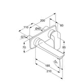 KLUDI "Ameo" 2-Loch Waschtischmischer (chrom)